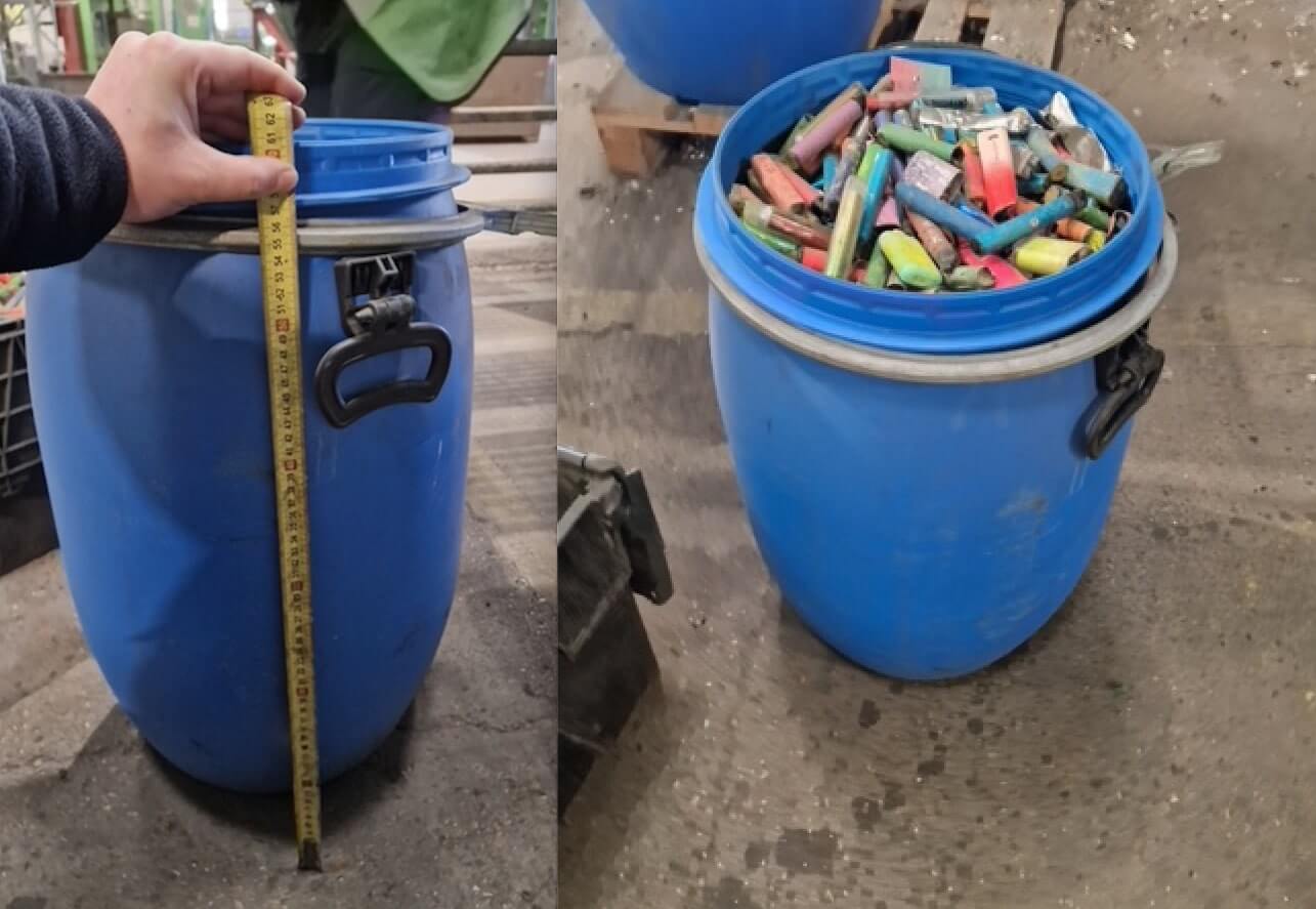 barrel of vapes